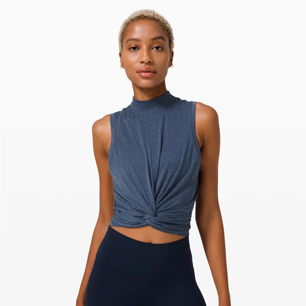 Black Lululemon size 4 tank/tie back